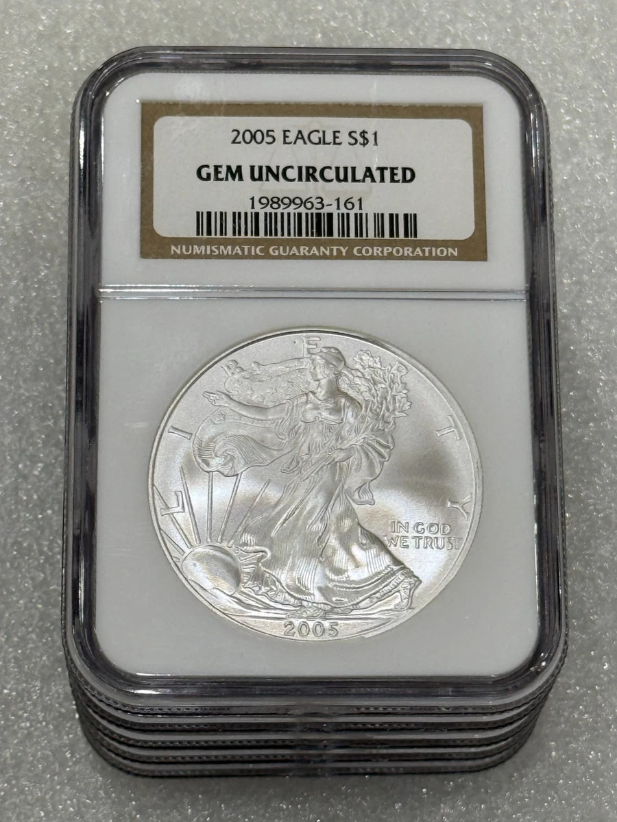 American Eagle 2005 U.S. Mint Silver Bullion Coins for sale | eBay