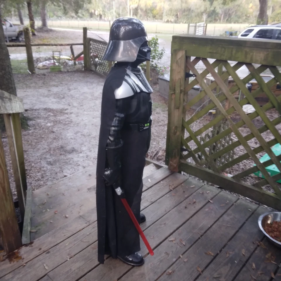 STAR WARS  48" Darth Vader Motion Activated & Sound Battle Buddy 4 Ft Tall - Image 2 of 4