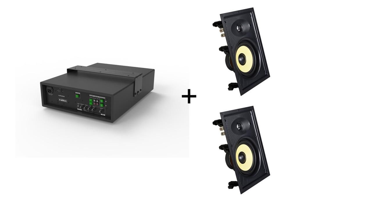 Vivolink AUDIOPACK-IW2 Audiopack Subwoofer + 2 x Pro
