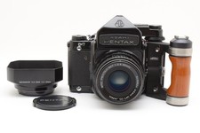 [MINT+++ w/Grip] Pentax 6x7 Mirror Up Eye Level w/SMC P 90mm f2.8 From JAPAN