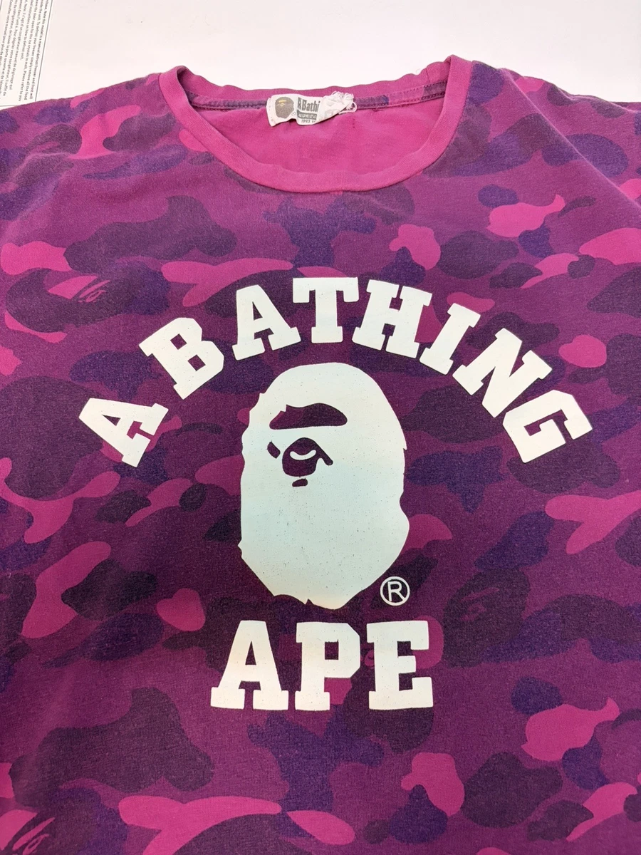 A Bathing Ape Purple T-Shirts for Men for sale | eBay