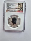 SILVER 2014 W PF69 REVERSE PROOF KENNEDY HALF DOLLAR NGC WEST POINT 90% AG COIN