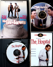 {THE IN-LAWS+THE HOSPITAL ARTHUR HILLER 2 DVD LOT} PETER FALK*GEORGE C. SCOTT*GC