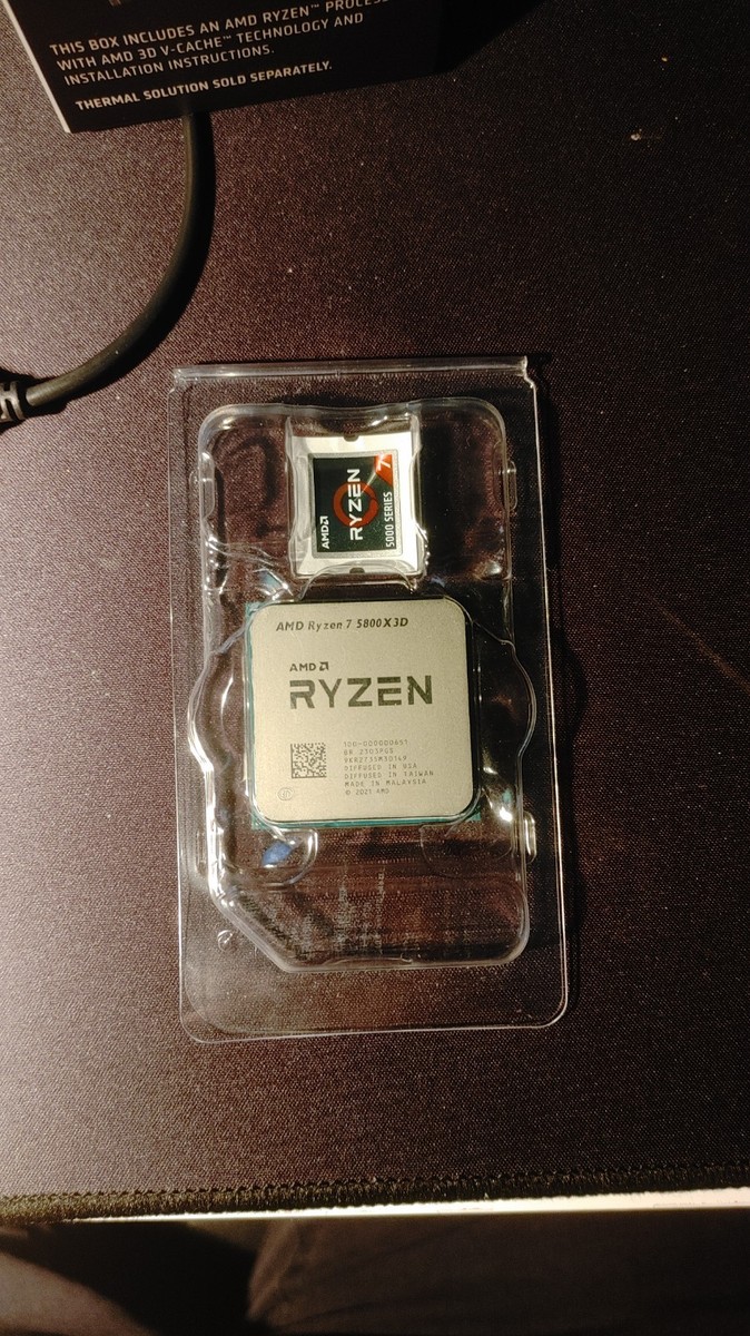 AMD Ryzen 7 5800X3D Processor (3.4GHz, 8 Cores, AM4) - 100