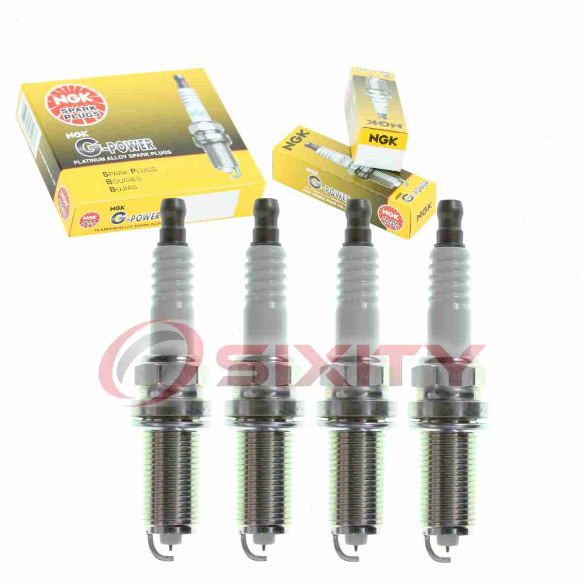 4 pc NGK G-Power Spark Plugs for 2013-2014 Hyundai Genesis Coupe 2.0L L4 vf