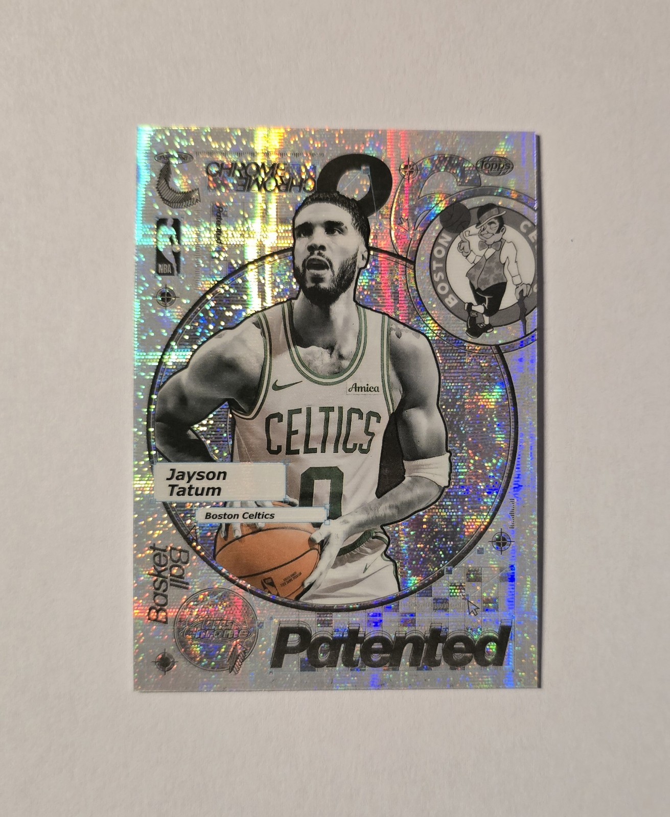 2025-26 Topps Chrome Jayson Tatum Patented Case Hit SSP Insert Card Celtics RARE