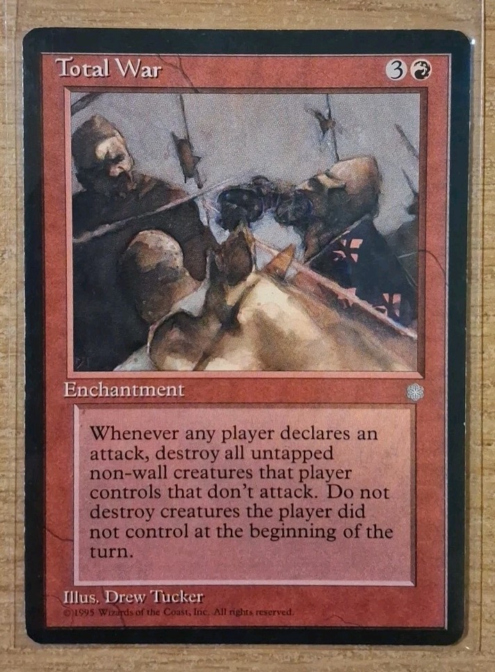 1995 MAGIC THE GATHERING ICE AGE TOTAL WAR TD25 