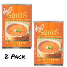 ( 2 Pack ) Amy's Kitchen Gluten Free Golden Lentil (Indian Dal), 14.4 Ounce, 2 P