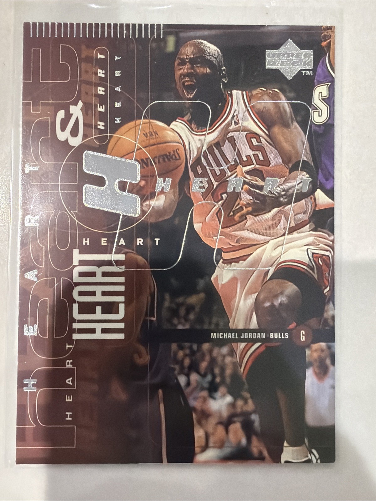 1998-99 Upper Deck #26 Heart & Soul MICHAEL JORDAN SP Insert Chicago Bulls