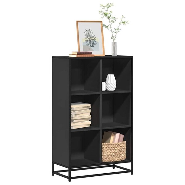 BüCherregal Schwarz 65,5X33X107,5 Cm Holzwerkstoff-image