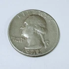 1946 D WASHINGTON QUARTER - 90% SILVER - CIRCULATED COIN #5404