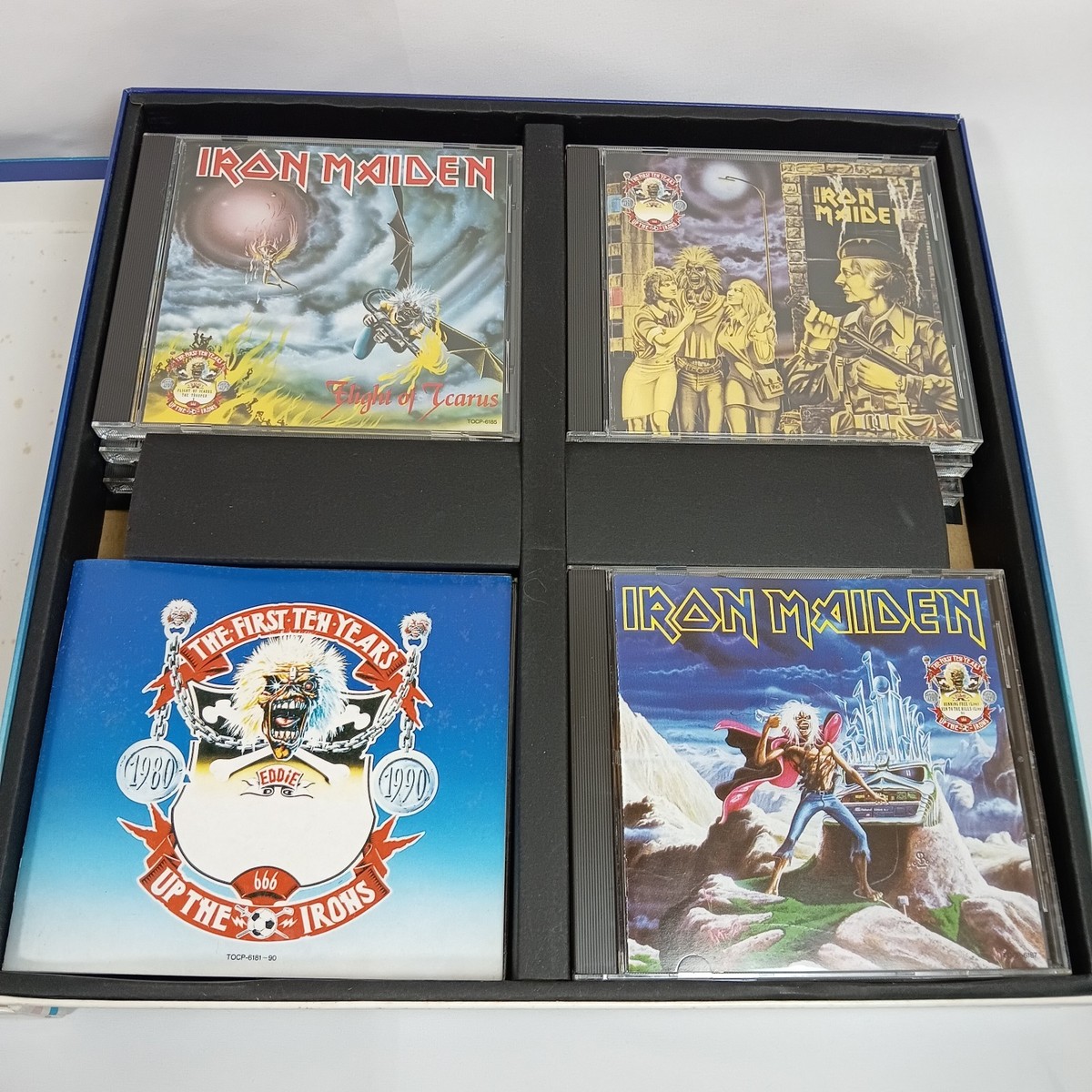 IRON MAIDEN The First Ten Years Up The Irons Japan 10 CD BOX TOCP