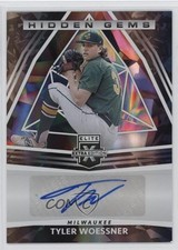 2022 Panini Elite Extra Edition Hidden Gems Black Tyler Woessner #HG-TW Auto