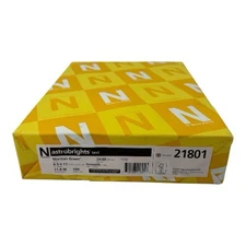 500 Sheets Neenah Astrobrights Text 8.5" x 11" Martian Green Copy Paper 24lb