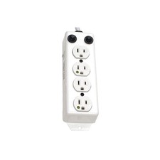 TRIPP LITE PS-407-HG-OEM Outlet Strip,4 Outlet,15A,6-5/16" L,Wht 54VH66