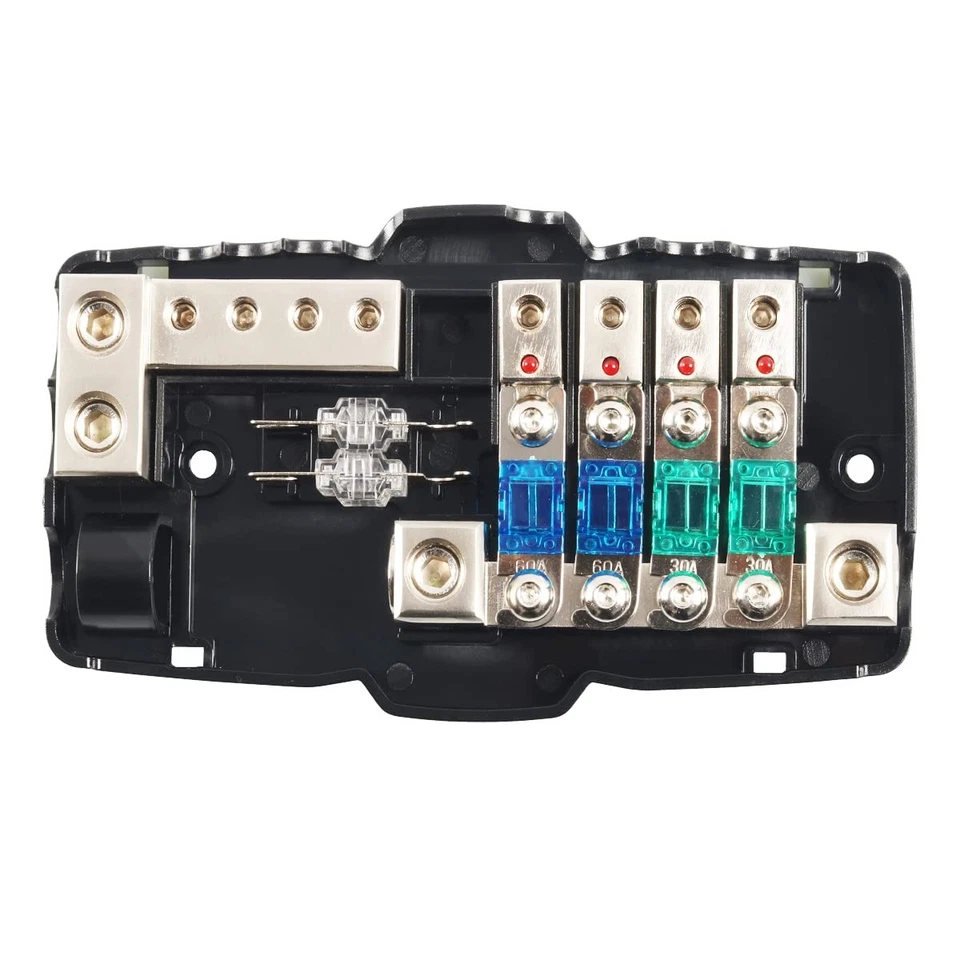 Camper Car Audio Fuse Block ANL Holder Ground Fused Distribution Blocks 0GA /... - Image 3 of 4