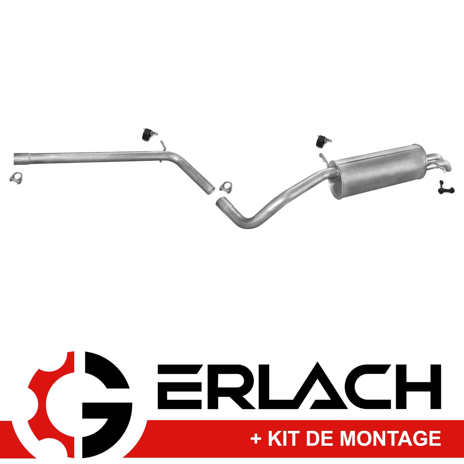 Pot d'échappement silencieux Premium pour Seat Cordoba et Skoda Fabia I 1704