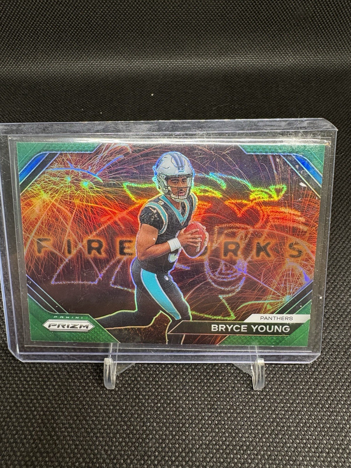 2023 Prizm Bryce Young Silver Fireworks Rookie SSP Carolina Panthers
