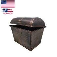 Large Water-Resistant Treasure Chest   Ideal for Pirate Parties  Classroom Use