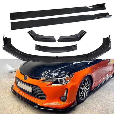 For Scion tC Base Coupe USA  Front Bumper Lip Spoiler Splitter Carbon Fiber A