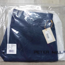 PETER MILLAR Mens 33 X 30 PANTS EB66 NAVY PERFORMANCE GOLF 5-POCKET ME0EB66FB
