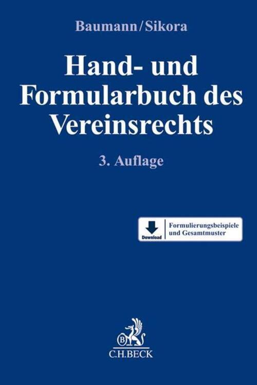Thumbnail - Hand- Und Formularbuch Des Vereinsrechts | Thomas Baumann (u. A.) |