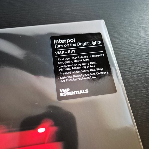 INTERPOL - TURN ON THE BRIGHT LIGHTS Vinyl Me Please RED OPAQUE 2x LP Indie VMP - Picture 2 of 6