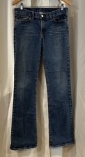 Lucky Brand Jeans Women's 12X31 Blue Dungarees Denim Vintage Made in USA