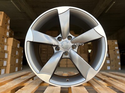 4 x 18 Inch 5x112 8J RS3 style Poliert Grau Alufelgen: Passend Für Audi A3 A4