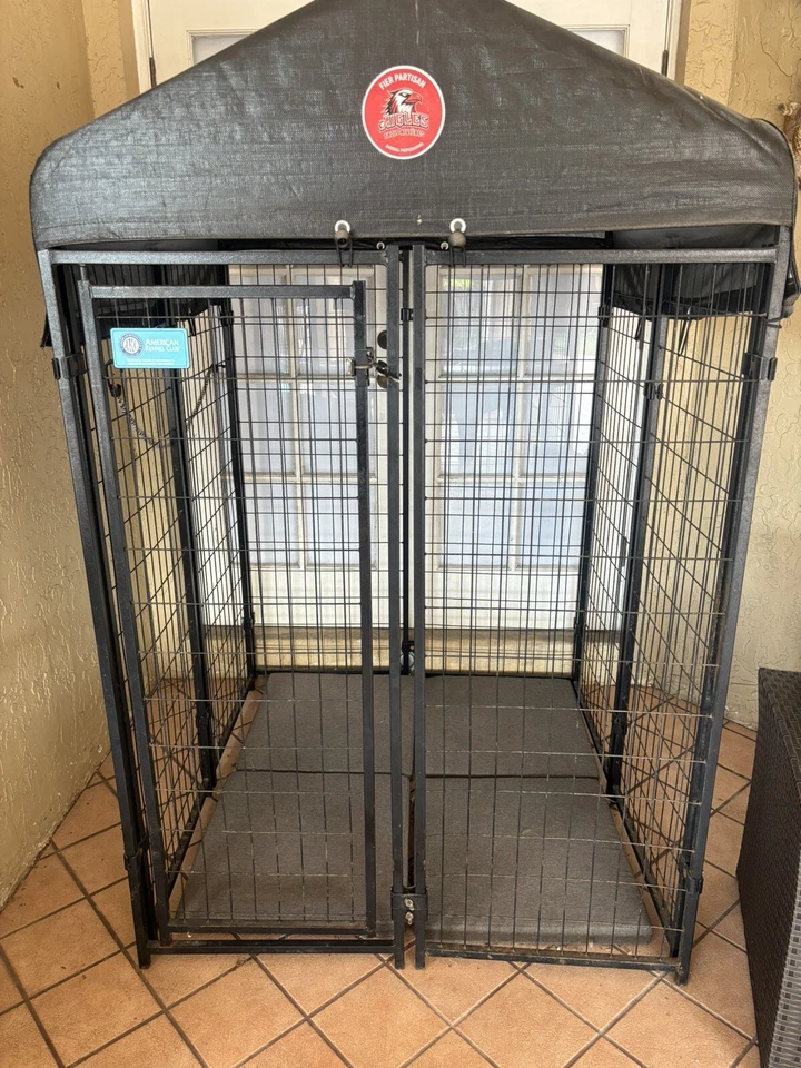American Kennel Club QCO2282014 Large Heavy Duty Welded Wire Kennel Used - Image 2 of 2
