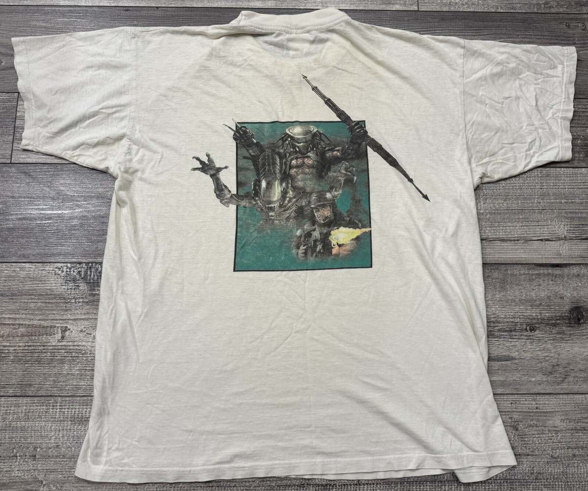 Vintage Alien Vs Predator 2 Shirt PC Game Promo Mens Size Large 