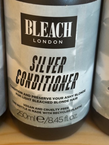 Bleach London Silver Conditioner 9 X 250ml Bottles ALL BRAND NEW AND GENUINE - Picture 20 of 24