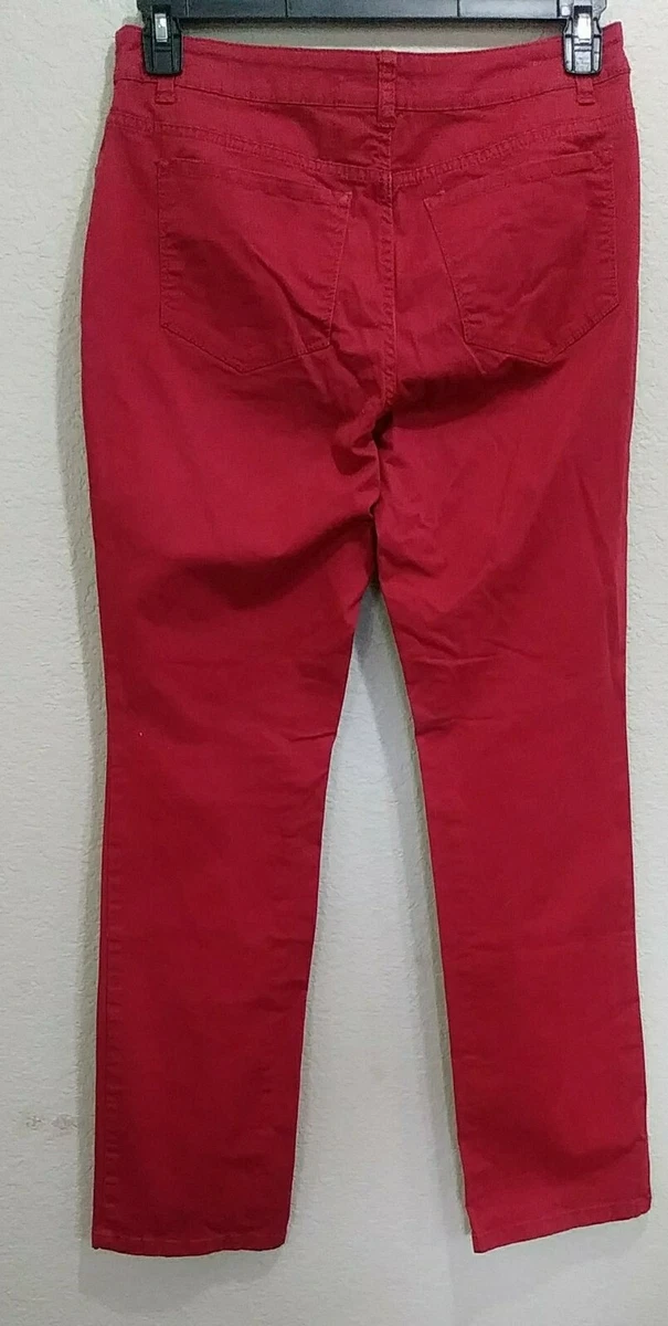 Women's Pants Size 6 By New Direction Weekend Rusty Red