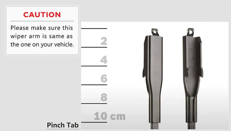 Nuevos limpiaparabrisas de silicona súper repelente al agua MTEC para Lincoln MKZ 2013~2020 Foto 4 de 4