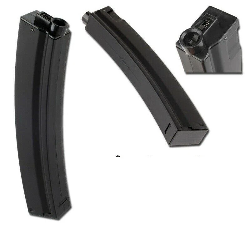 CARICATORE ASG SOFTAIR MP5 MP5K PDW A4 SD6 MID CAP METALLO 130 PALLINI CYMA C78