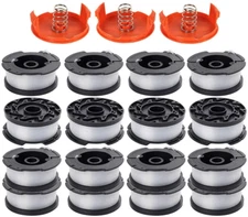String Trimmer Spool Bundle for Black and Decker AF-100 GH900 GH600 GH610 Edger