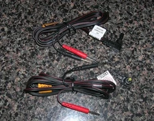 2 Electrode Replacement TENS Unit Lead Wires with Pin Connectors 45"-2 each New