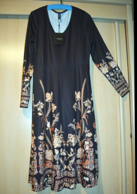 Super Damen Kleid Jerseykleid gr 46 NEU Bedrucktes tolles Kleid !!