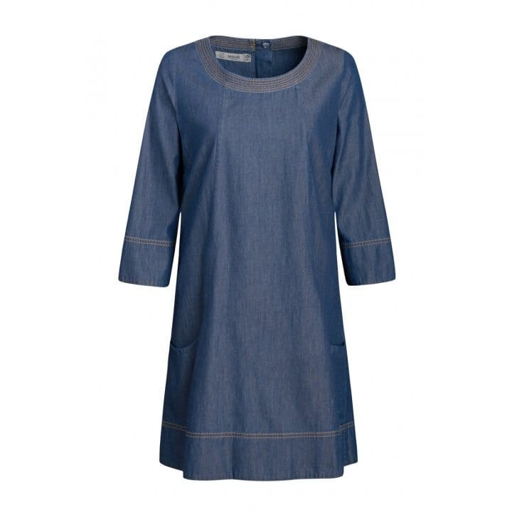white christmas dresses SEASALT Calican Denim Pinafore Dress – Ter Laak Wageningen main image 1
