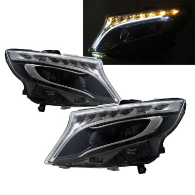 Paar Voll LED Scheinwerfer für Mercedez Benz V-Klasse W447 V220 V250 16-23 R+L