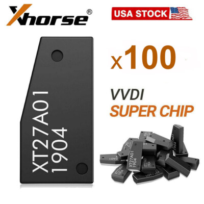 100x Xhorse VVDI Super Chip XT27A01 Transponder for VVDI2 MINI/MAX/Key Tool Plus