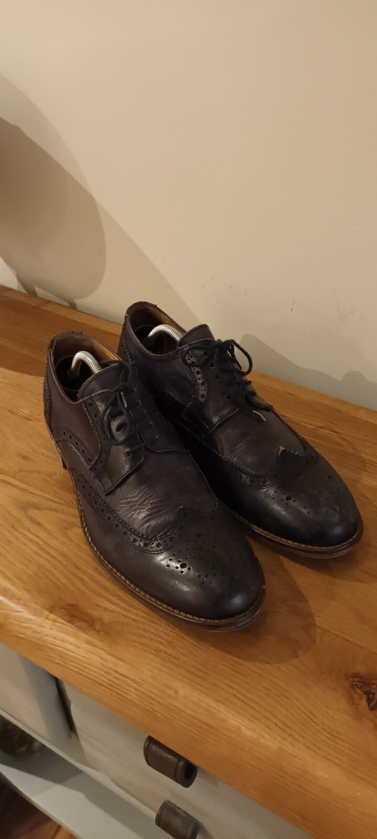 Vero Cuoio Exton Mens Dress Shoes Leather Made In Italy Size 42 UK