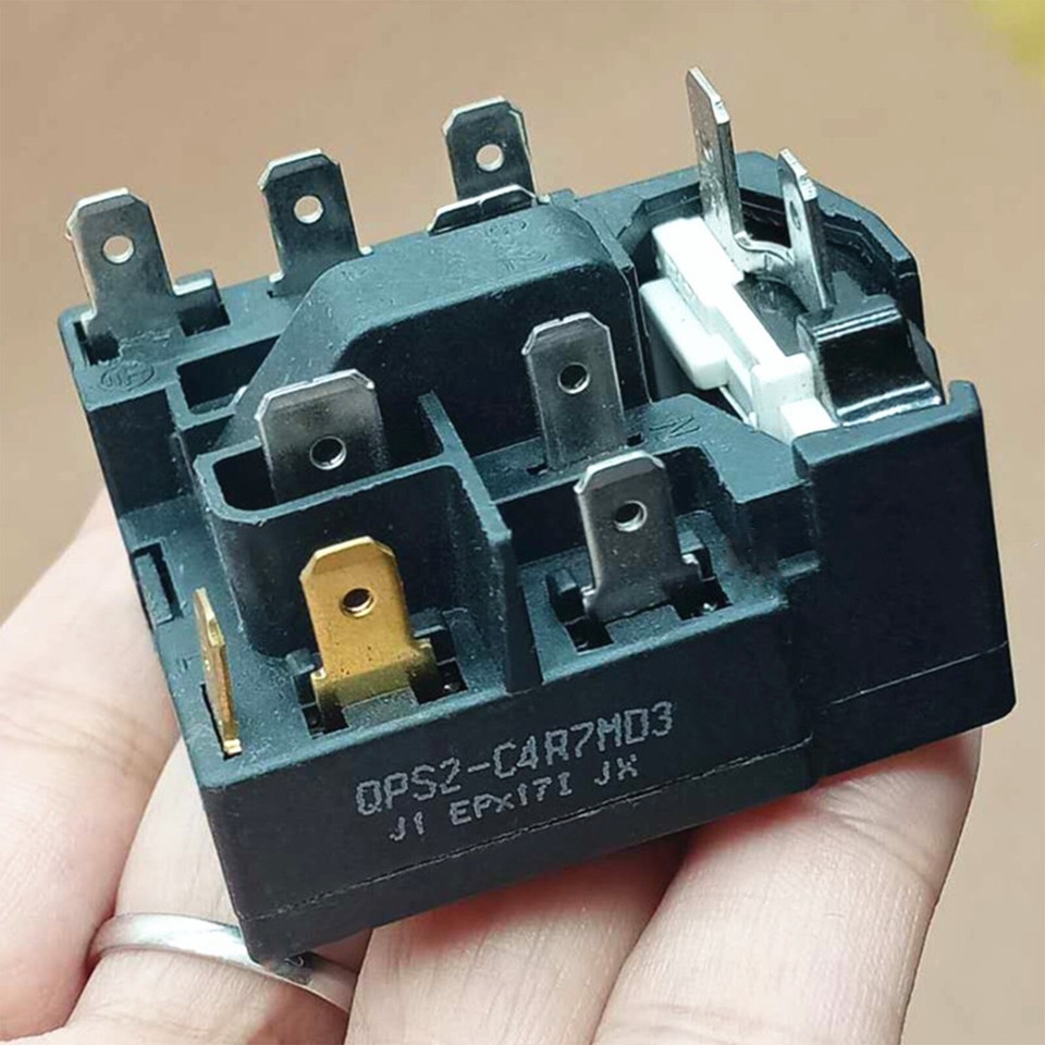 QPS2-C4R7MD3 Overload Protector Relay For Refrigerator Compressor PTC ...
