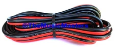 10 Gauge 15ft SPEAKER WIRE Red Black Cable Car Audio Home Stereo 12V DC Power