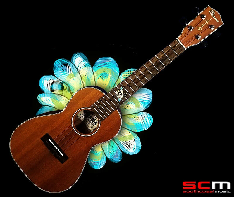 Ohana Concert Ukulele & Gig Bag PRO-SCM setup Cynthia Lin Signature Model  - Image 2 of 4
