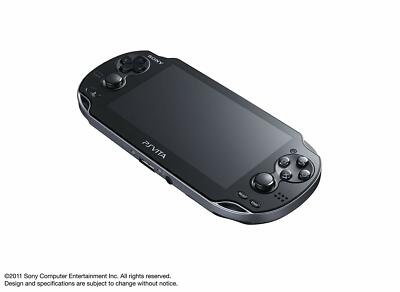 Playstation vita 3G/Wi-Fi model CRISTAL BLACK PCH-1100 AB01 PS