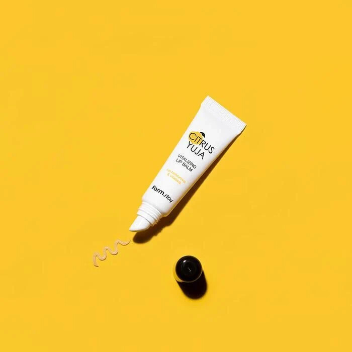 FARMSTAY Citrus Yuja Vitalizing Lip Balm Korean Face Skin Care K-Beauty UK