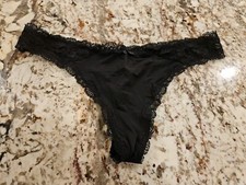 True Vintage Victoria Secret Dream Angels Satin  Lace Thong