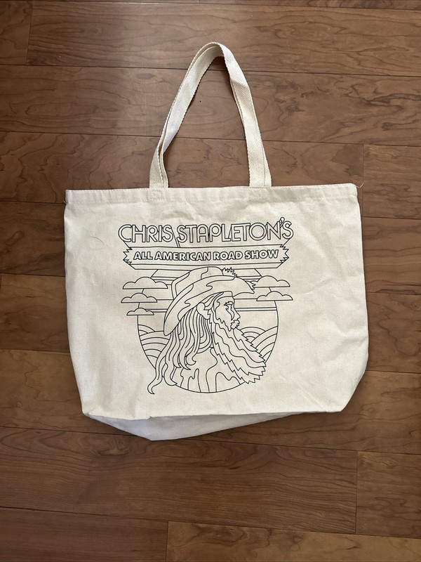 Chris Stapleton All American Road Show Canvas Tote Bag