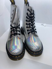 dr martens pascal silver